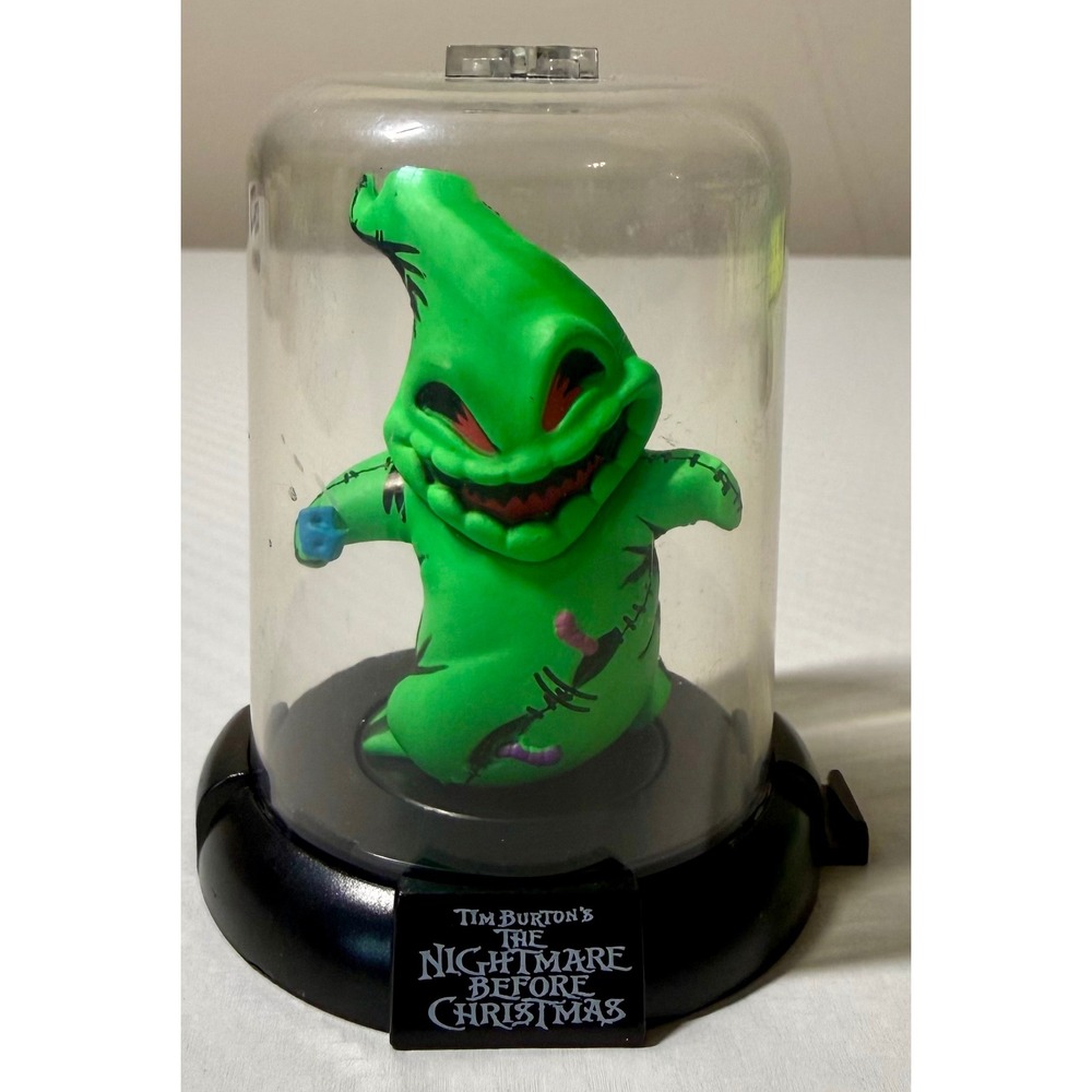 Zag Toys Oogie Boogie D-Formz Figure Excellent Neon Green Disney NBX Dome
